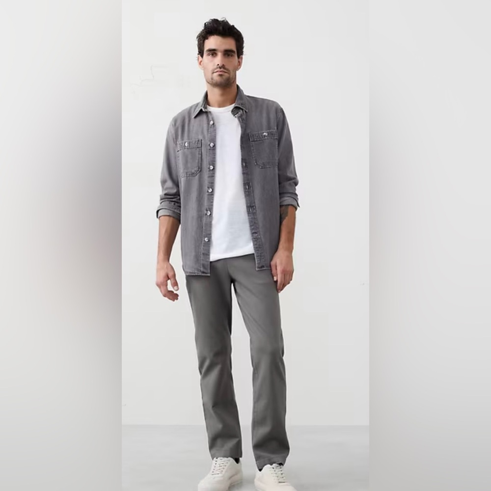 Banana Republic Men's Gray 
Slim Moleskin Pants 32x32 NWT $100